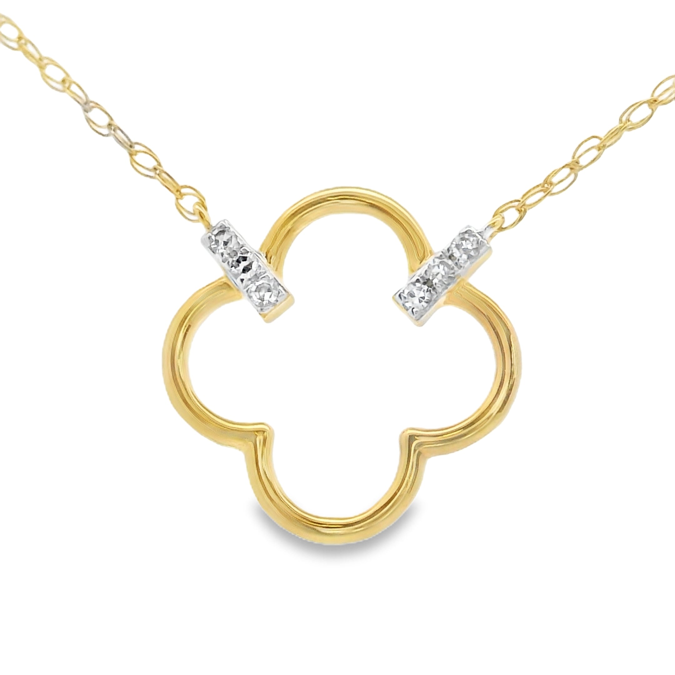 COLLAR 18KT 6 BRILLANTES CON CADENA