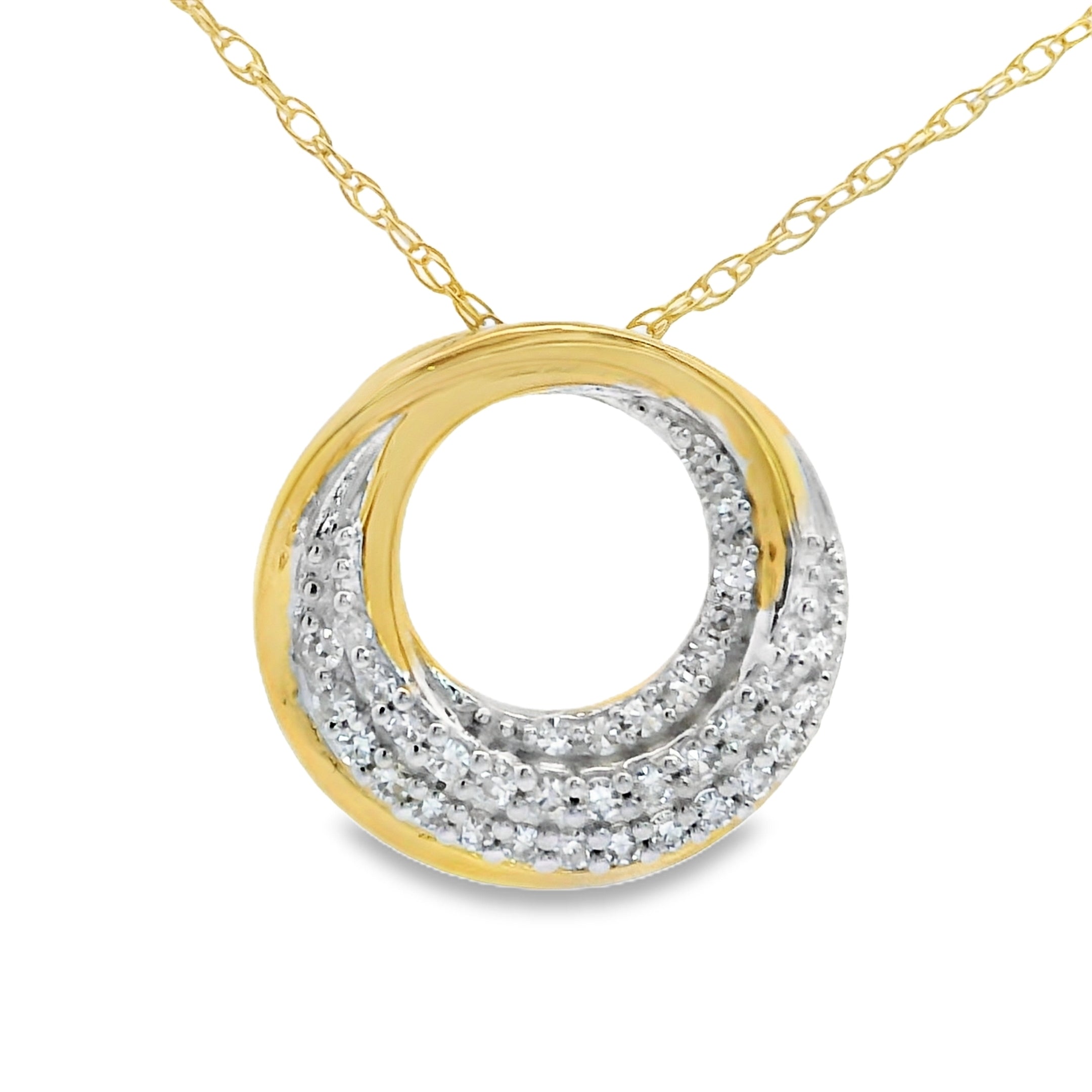 COLGANTE 18KT 37 BRILLANTES