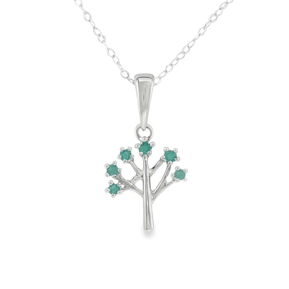 COLGANTE 18KT 6 ESMERALDAS