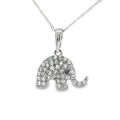 COLGANTE 18KT 40 BRILLANTES 1 ZAFIRO