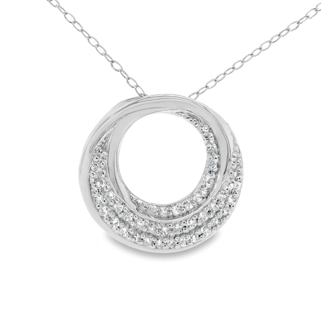 COLGANTE 18KT 37 BRILLANTES