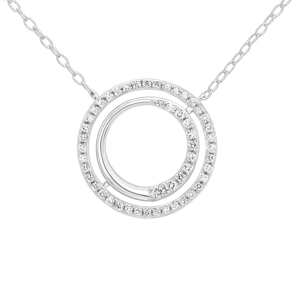 COLLAR 18KT 48 BRILLANTES CON CADENA