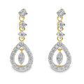 PENDIENTES 18KT 42 BRILLANTES