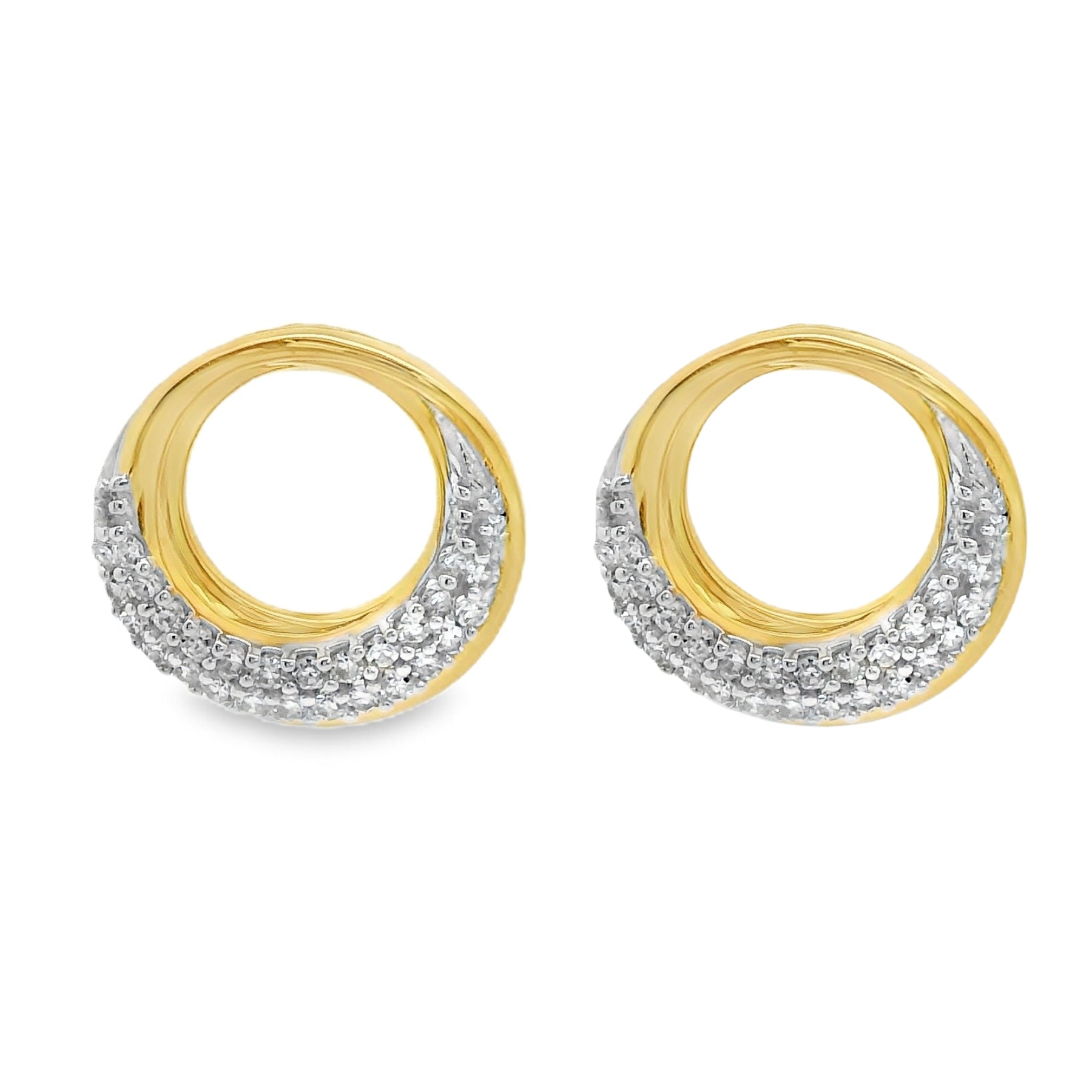 PENDIENTES 18KT 54 BRILLANTES