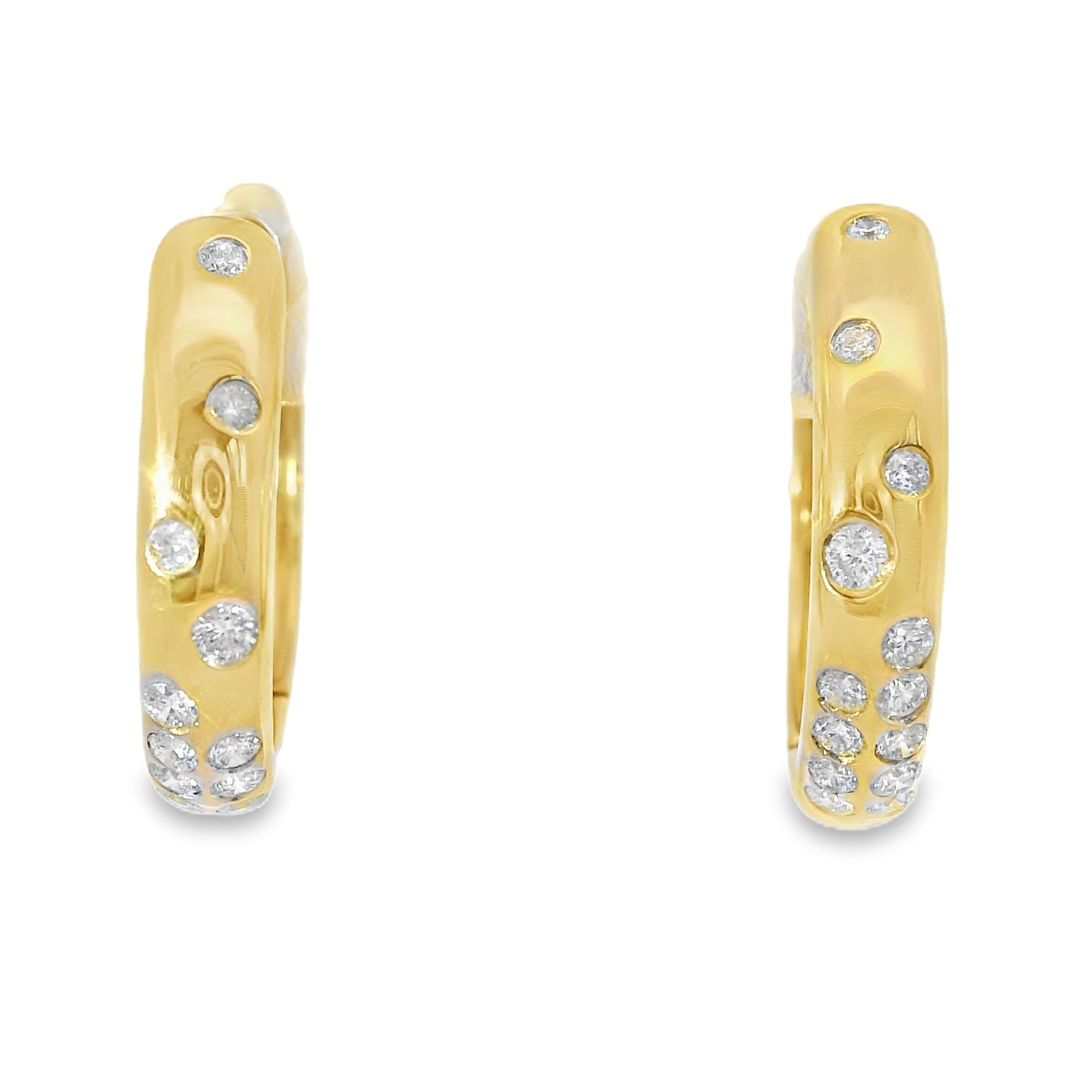 PENDIENTES 18KT 26 BRILLANTES