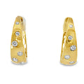 PENDIENTES 18KT 12 BRILLANTES
