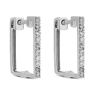 PENDIENTES 18KT 20 BRILLANTES