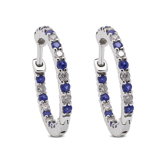 PENDIENTES ELARA DIAMANTES Y ZAFIROS - Centeralia Plus S.L