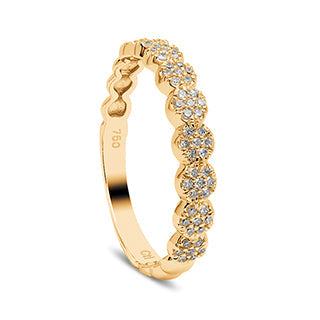 ANILLO 18KT 63 BRILLANTES