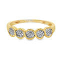 ANILLO 18KT 24 BRILLANTES