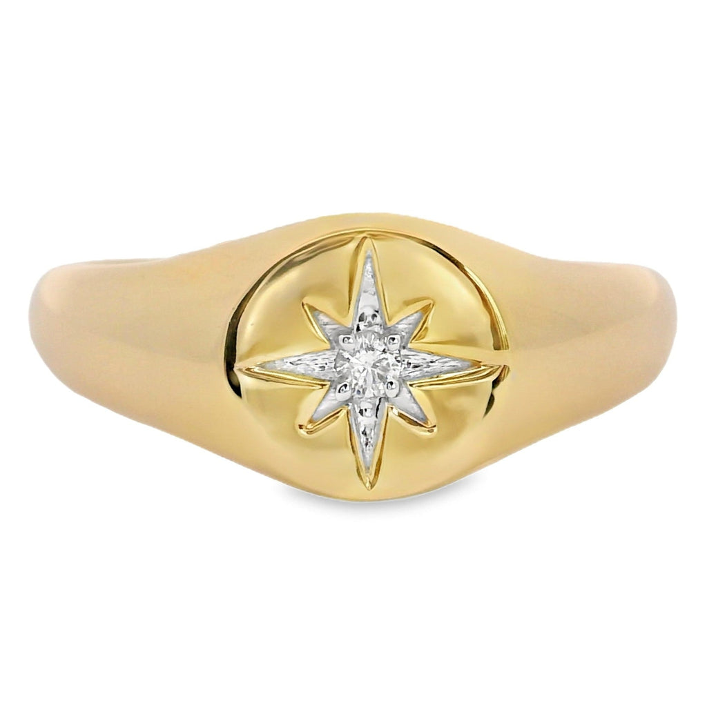 ANILLO 18KT 1 BRILLANTE
