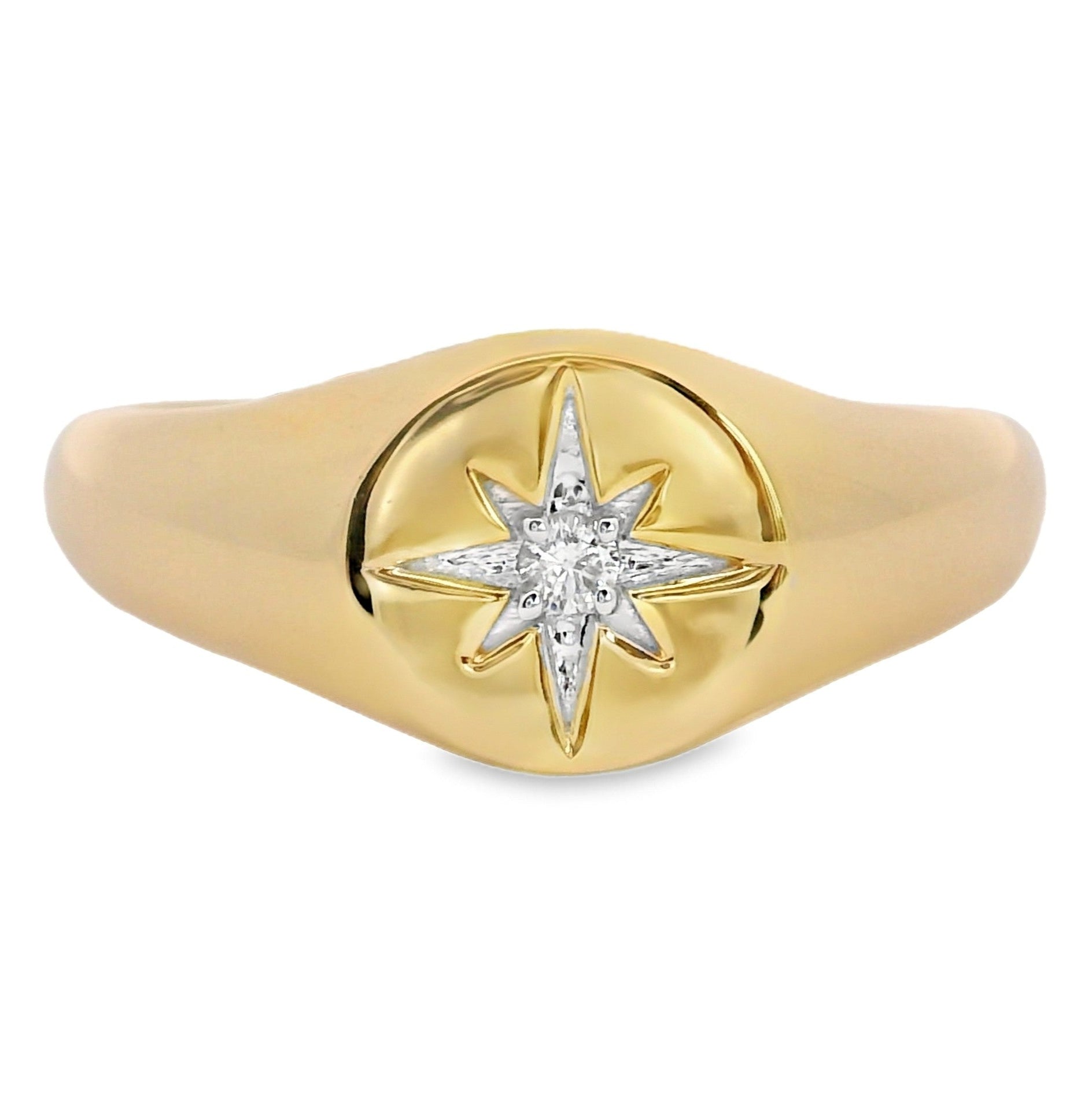 ANILLO 18KT 1 BRILLANTE