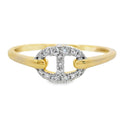 ANILLO 18KT 15 BRILLANTES