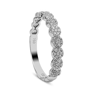 ANILLO 18KT 63 BRILLANTES