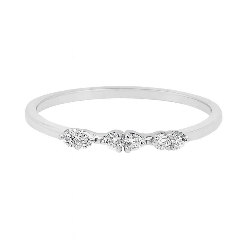 ANILLO 18KT 6 BRILLANTES