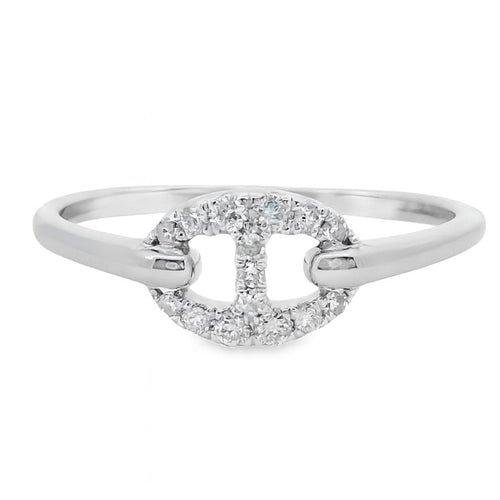 ANILLO 18KT 15 BRILLANTES