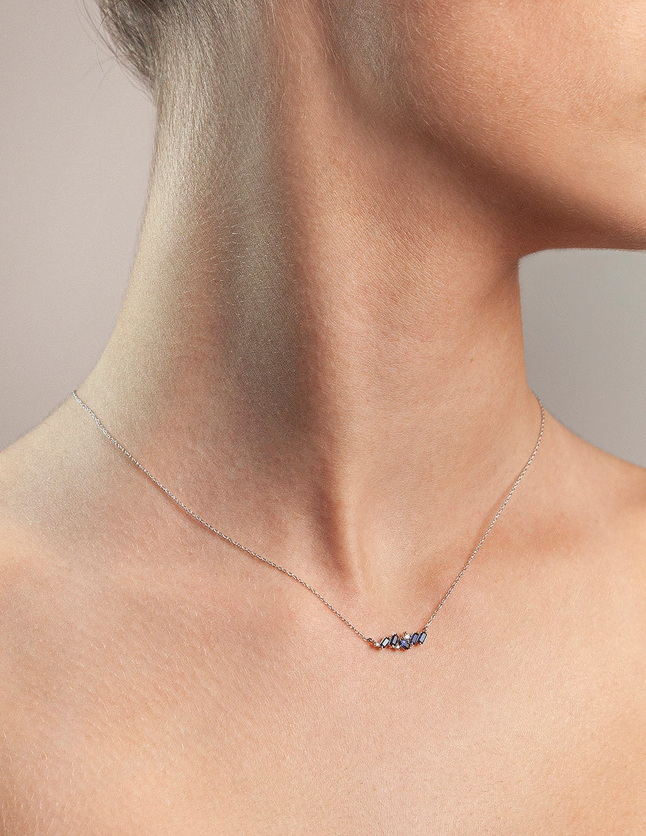 COLLAR PANAMÁ DIAMANTES Y ZAFIROS - Centeralia Plus S.L